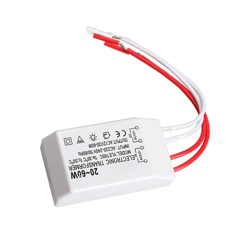 20-60w 12v halogen led lampa elektronisk transformator spotlight adapter wxv