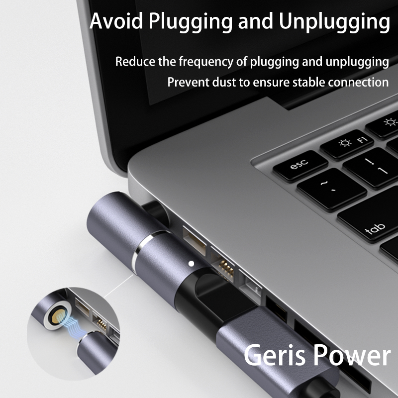 100W Magnetische Stecker Stecker USB C zu Typ C Kabel Adapter Schnelle Ladung USB Typ C Magnet Konverter für asus Hp Lenovo Laptop