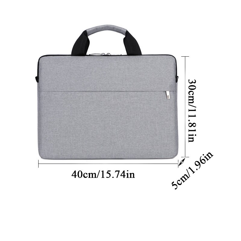 Bolsa impermeable para portátil, 40x30cm, para Macbook Air Pro 13, 15, bolso de hombro para ordenador, maletín