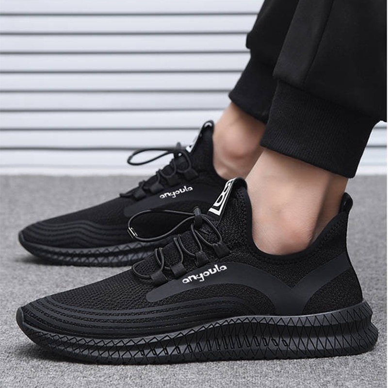 Løbesko til mænd sommer sportssko mænd jogging fodtøj udendørs letvægts åndbar mænd sko sok mænd sneakers
