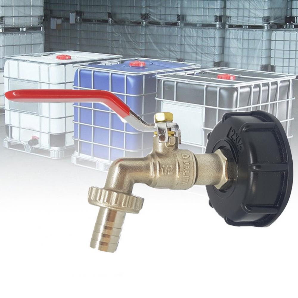 60% Tuin Home Messing 1/2Inch Draad Kraan Adapter Connector Voor Ibc Watertank