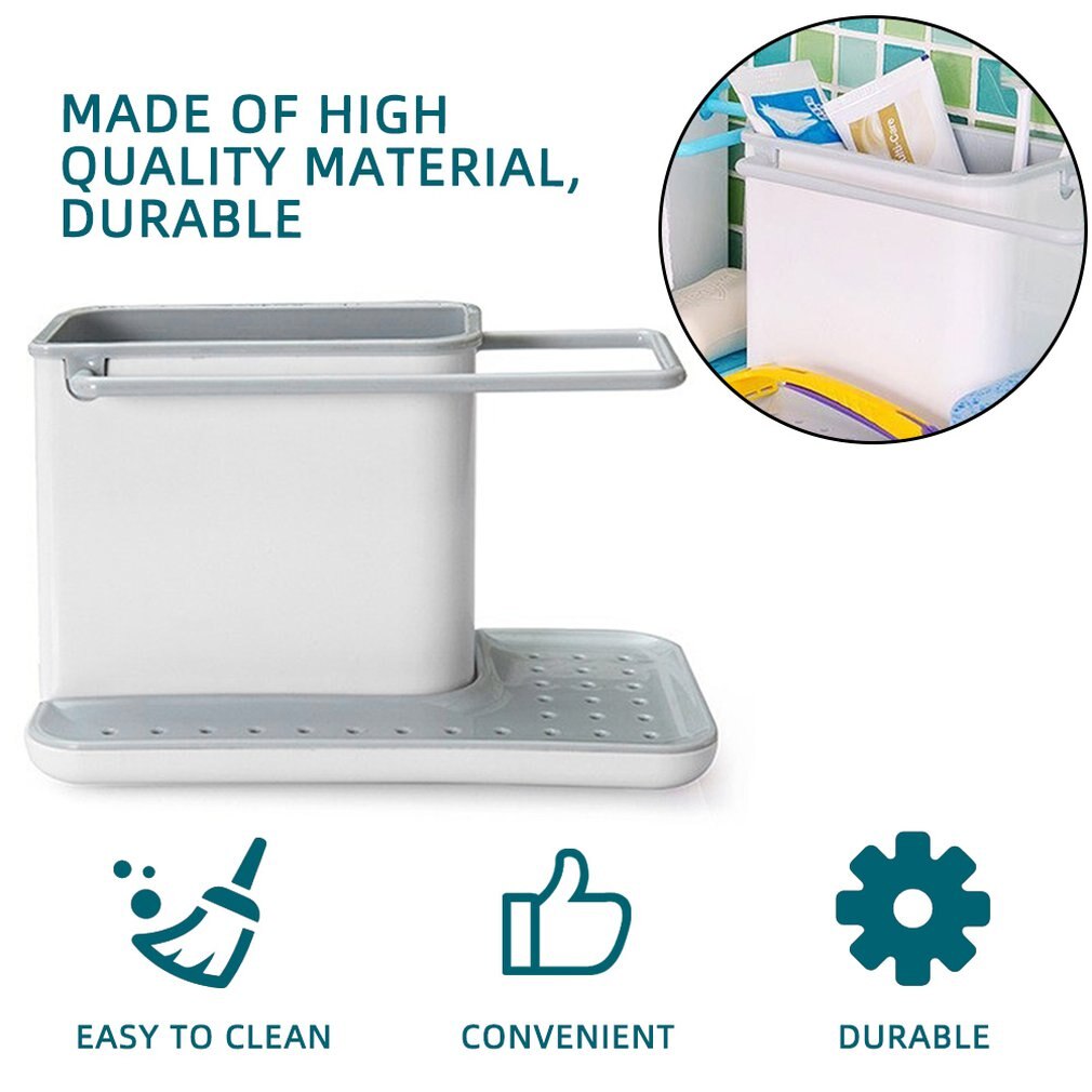 Plastic Racks Organizer For Kitchen Sink Utensils Holders Drainer Integrated Drainer Stands Tidy Utensils Towel Rack