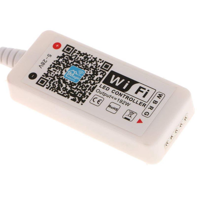 Ic Home Mini Rgbw Wifi Controller Voor Led Strip Panel Light Timing Functie 16 Miljoen Kleuren Smartphone Controle