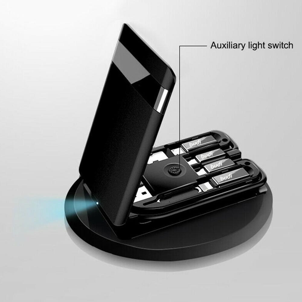 Universal Multi-function Smart Adaptor Card Box SIM Kit Multiple Cable Content Wireless Storage charging Box