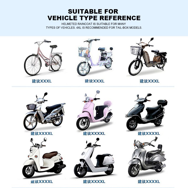 Motor Fietsen Regenachtige Dag Fietsen Regenjas Polyester Fiber Lichtgewicht Slijtvaste Waterdichte Regen Jas