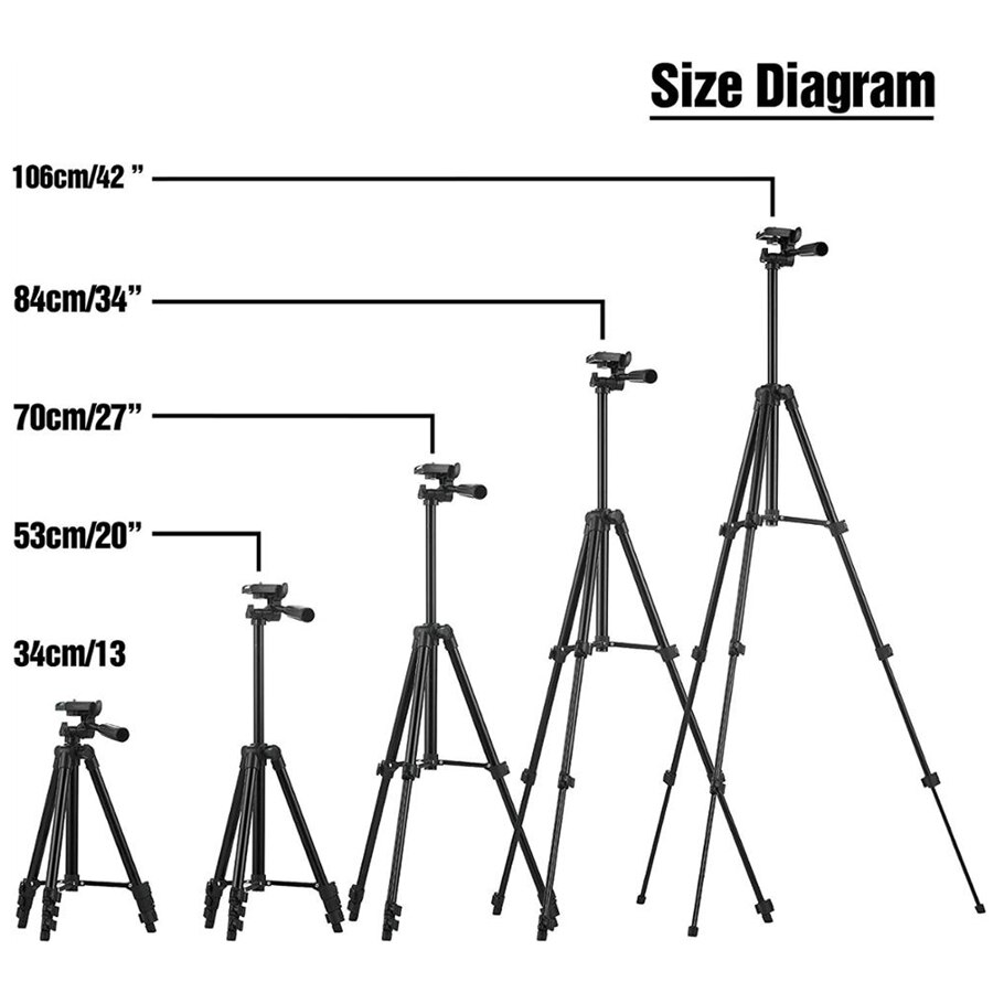 Camera Statief Stand Voor Telefoon Met Afstandsbediening Houder Stand Cam Dslr Mount Voor Gopro Action Camera Monopod