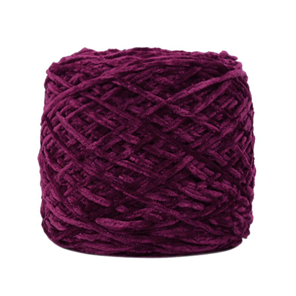 Gold Velvet Yarn Roving Scarf Knit Wool Yarn Thickness Warm Hat Household #R20: L