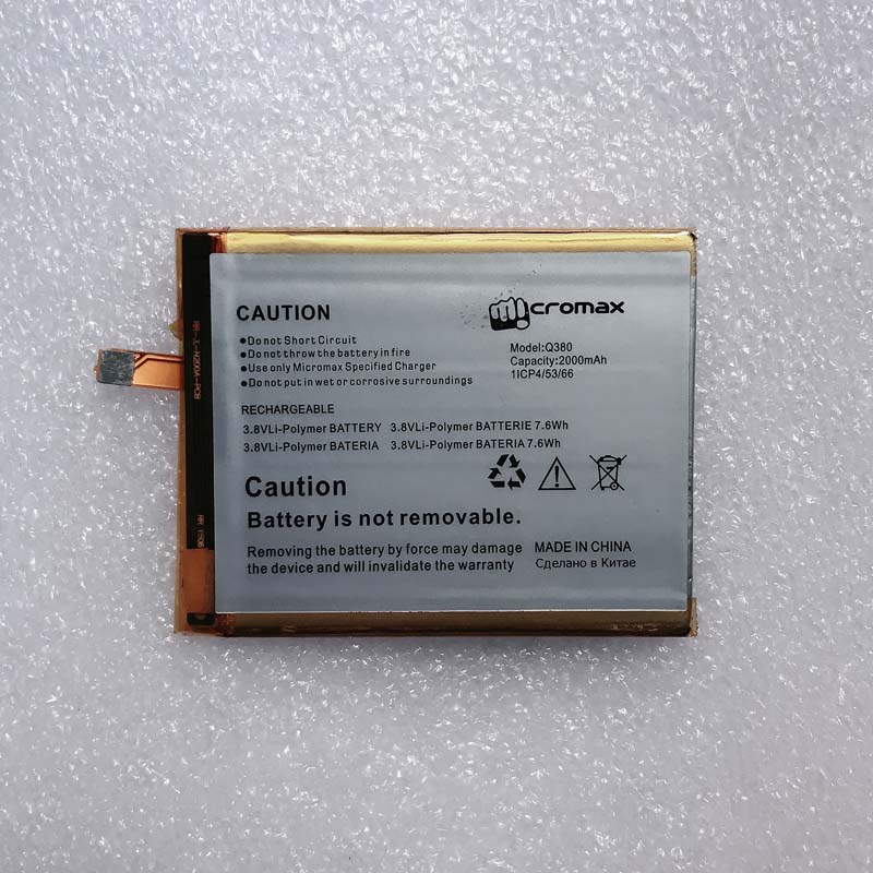 2000mah battery for Micromax Q380