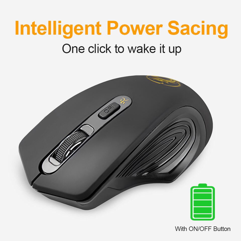 Wireless mouse computer ergonomic mause 2.4G Optical Silent pc mice Mini 4 Buttons 2000DPI Noiseless usb mouse for laptop pc mac