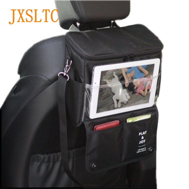 Jxsltc bolsa de pendurar em assento de carro, de alta qualidade, isolamento de alimentos, para viagem, refrigerado, bolsa de ombro multifuncional