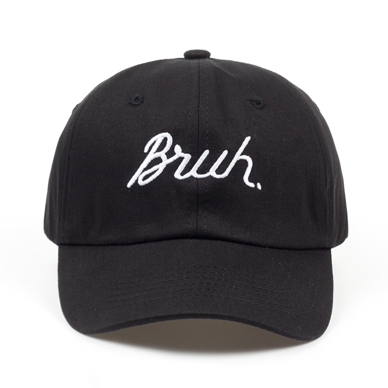 neue Einfache Alphabet BRUH Stickerei Papa Hütte männer frauen Sommer Baseball kappe snapback Hüfte hüpfen kappe hüte