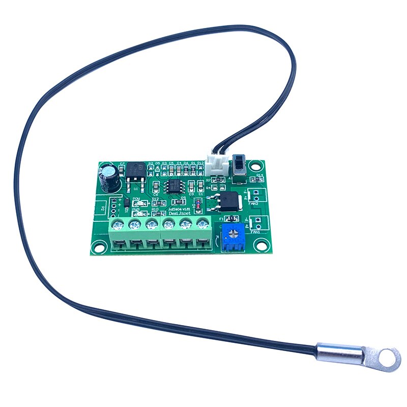 24V fan temperature control governor box fan speed PWM temperature control speed control 12V fan speed control module