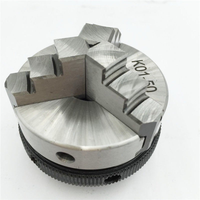 Sanou K01-50 2" Lathe Chuck 50mm 3 Jaw Manual Dill Chuck Mini Self-Centering Thread Mount CNC Precision Instrument Lathe Parts