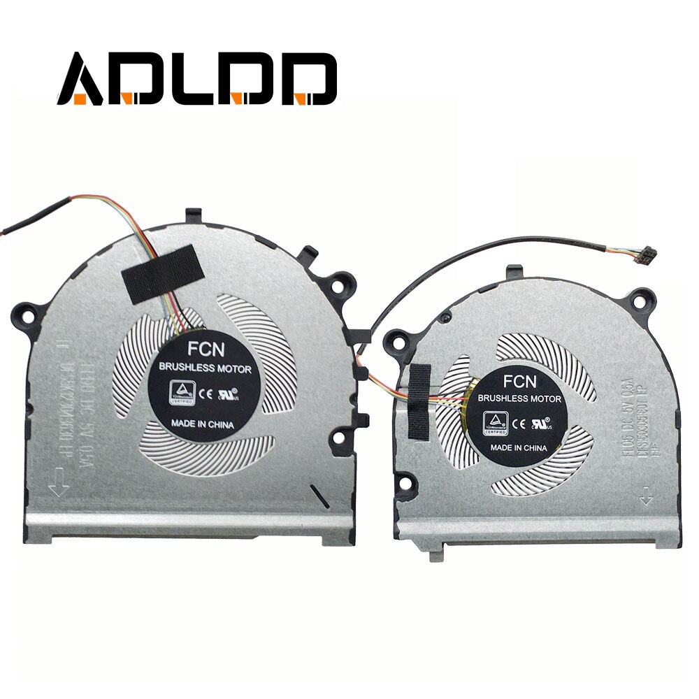 Laptop CPU GPU Cooling Fan for Lenovo ThinkBook 14s -IWL IML