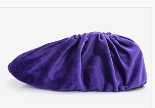 Dames En Mannen Overschoenen Winter Wasbare Schoenen Covers Indoor Bont Doek Schoeisel Pocket Voor Kinderen Recycle Gebruik Op Factory Hotel: adult grape purple