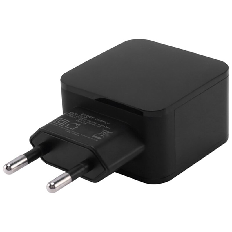 Big 2.4A 2-Port Dual Usb Universal Smart Wall Charger Ac Power Adapter Eu Plug