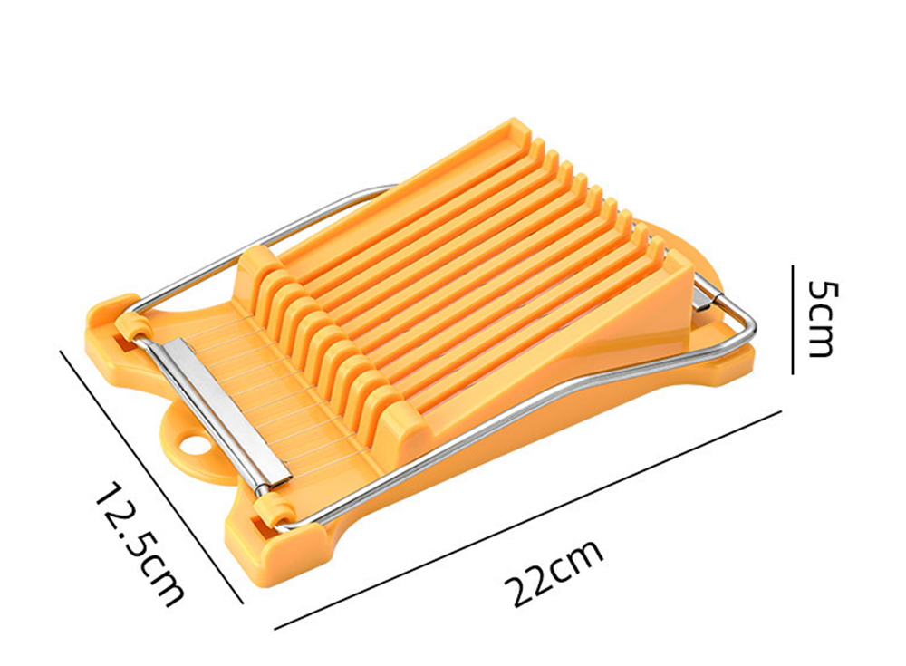 Luncheon Meat Slicer 304 Reinforced Stainless Steel Boiled Egg Fruit Soft Cheese Slicer Spam Cutter