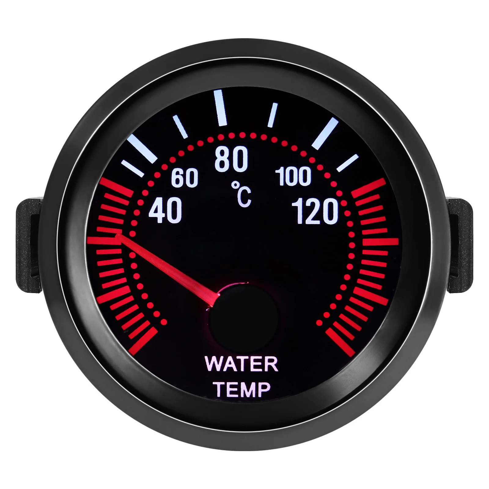 52Mm Auto Meter Rook Len Rode Wijzer Toerenteller Rpm Turbo Boost Meter Watertemp Meter Oliedrukmeter Vacuümmeter: Ivoor