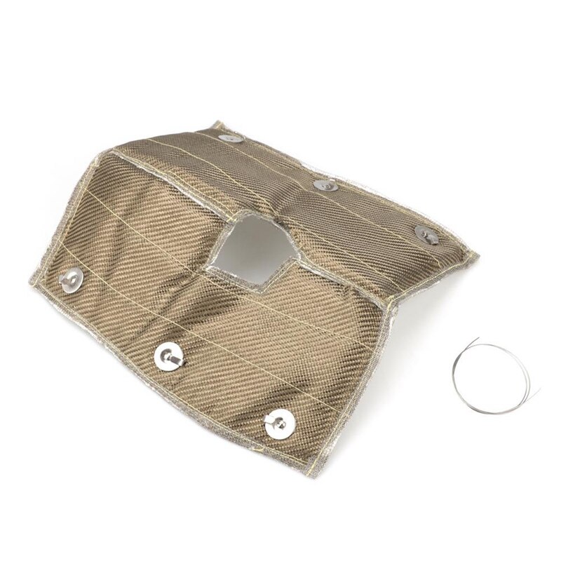 Turbo Heat Shield Turbocharger Blanket Sleeve T518 Intercooled Air Inlet Heat Insulation Sleeve for Greddy Turbine: Titanium