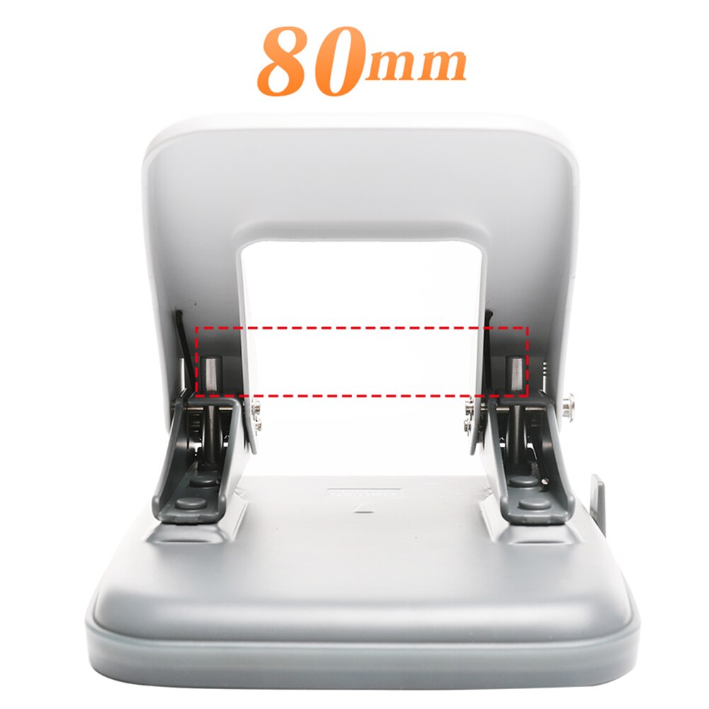 Metal Double Hole Punch 20 Loose-Leaf Craft Sheets Paper Punch Scrapbooking Puncher DIY Tools Binding Supplies