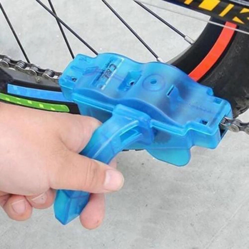Bærbar cykel kæde renser cykel ren maskine skrubber vaske værktøj mountain road cykel cykling rengøringssæt