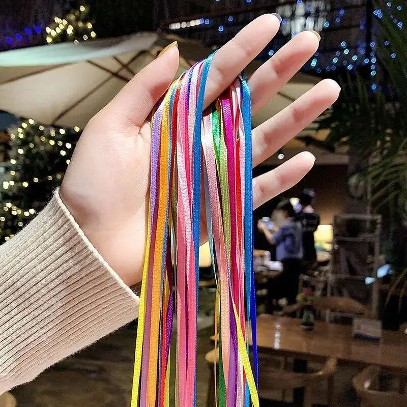 90 Cm Mix Kleurrijke 4-30 Stuks Haar Vlechten Touw Strengen Voor Afrikaanse Vlechten Meisjes Diy Paardenstaart vlechten Vrouwen Styling Haaraccessoires: WIT