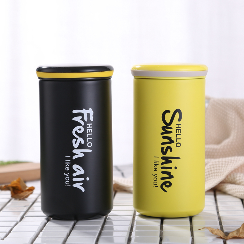 350ml termokander kaffekrus kop rustfri stål vakuumkolber rejse termisk isoleret vandflaske tumbler thermo cafe