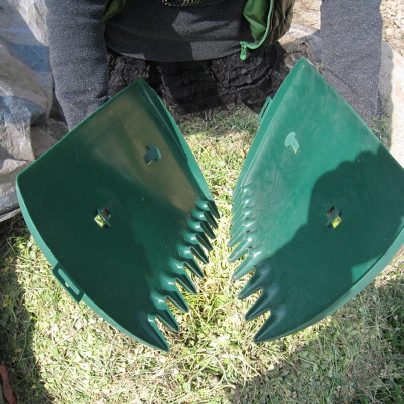 Ramasseur de feuilles de jardin, pelles à main de grande taille, Portable multifonctionnel pour les feuilles de pelouse, outil de ramassage des déchets