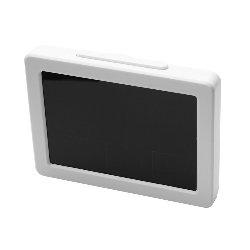 Digital Led Clock Lcd Display Desktop Electronic Alarm Clock Multifunction Calendar Home Temperature Clock: White