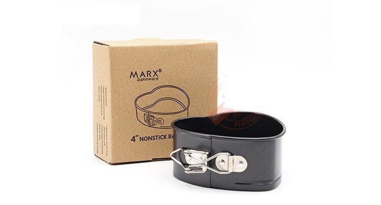 Baking 4 "7" 9 "round heart-shaped cake mould mousse circle Qifeng bread base not touching baking plate: 4  inch