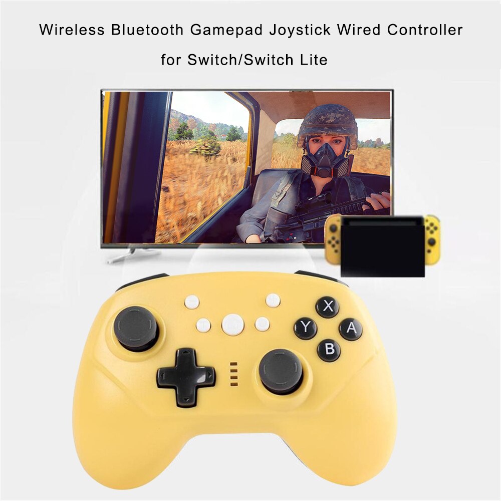 Trådløs bluetooth gamepad joystick controller kablet bluetooth controller trådløs controller til ns pro switch / lite switch