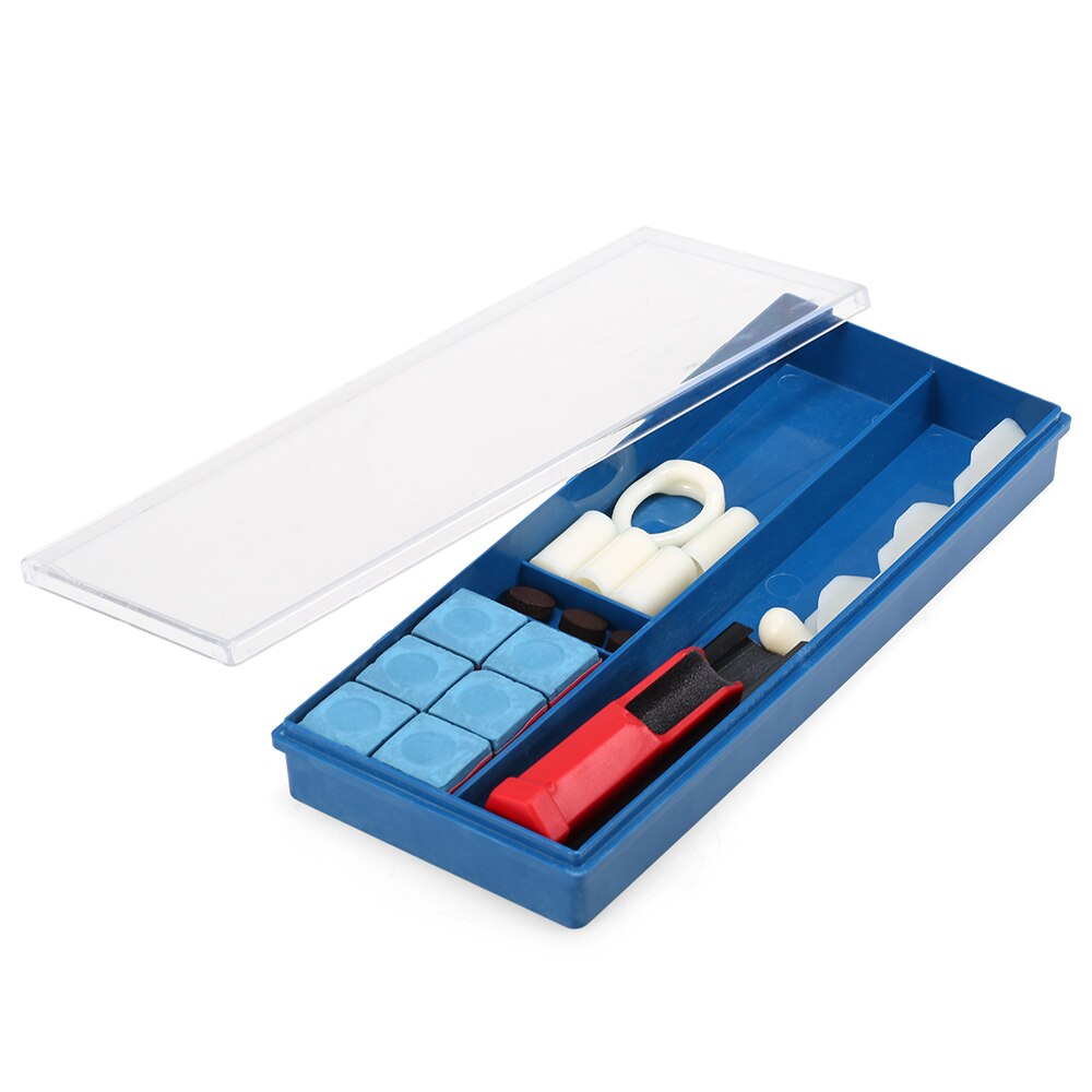 Lixada 20-IN-1 Biljart Reparatie Kit Keu Tool Biljart Krijt Pool Stick Adereindhulzen Tip Klem Cue trimmer Inbegrepen Reparatie Tool