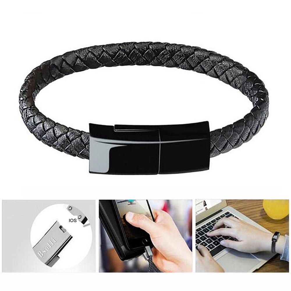 Câble micro USB type-c de 22cm pour recharge/Iphone/Android/ios