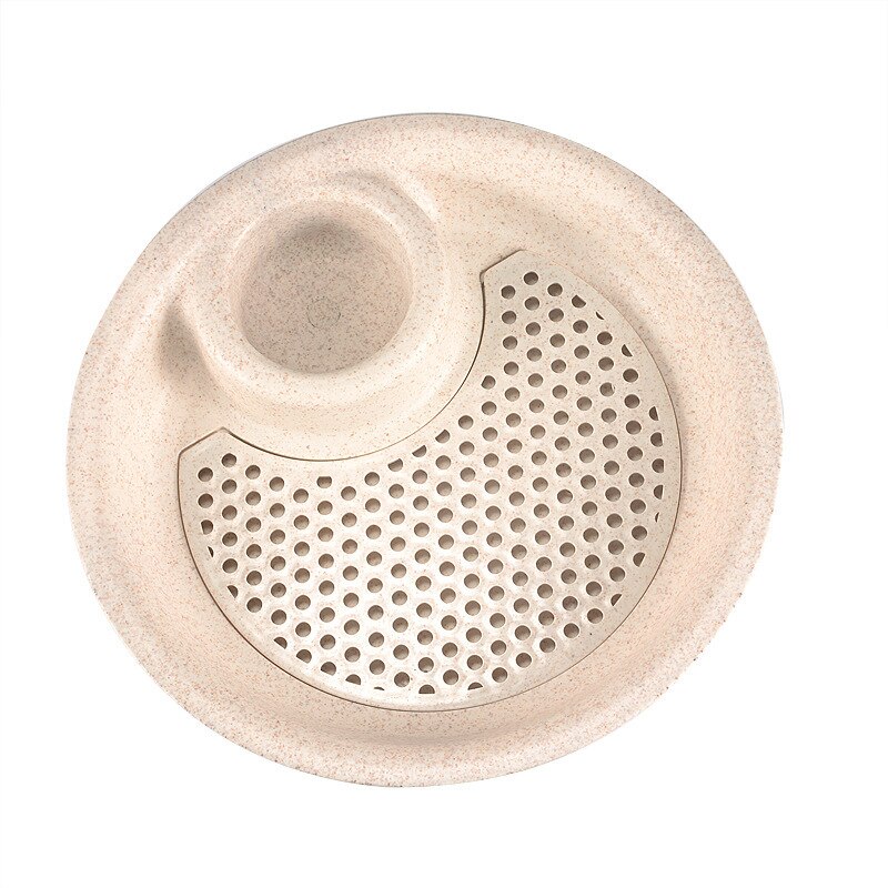 Plateau rond Double couche pour boulettes | 1 pièce, plateau de vidange avec soucoupe plongeante assiette de collation fruits français porte-frites plat poêle ustensiles de cuisine