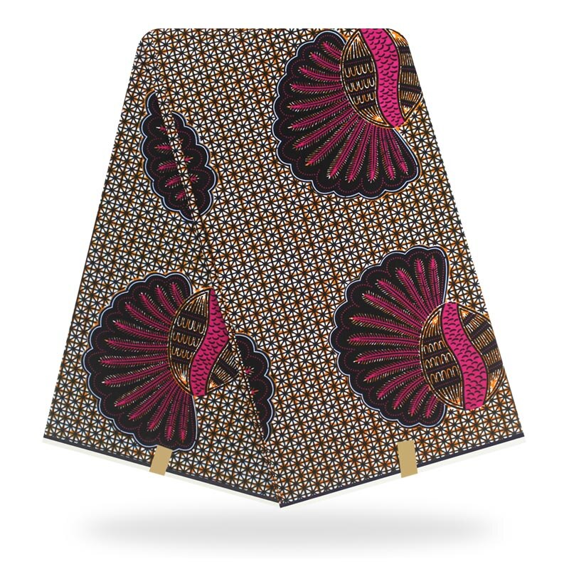 african fabric wax fabric cotton pagne wax 6yards african ankara sewing fabric for dresses: color8