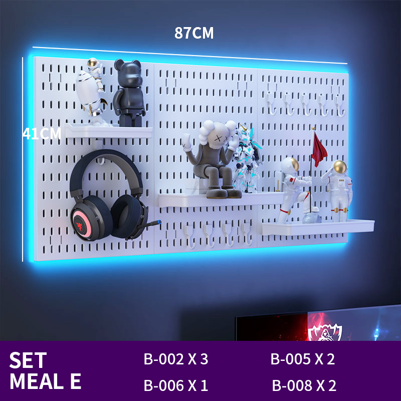 Wall-mounted Pegboard Storage Board. Plenty Of Accessories For Free Combination, Suitable For Homes And Offices.