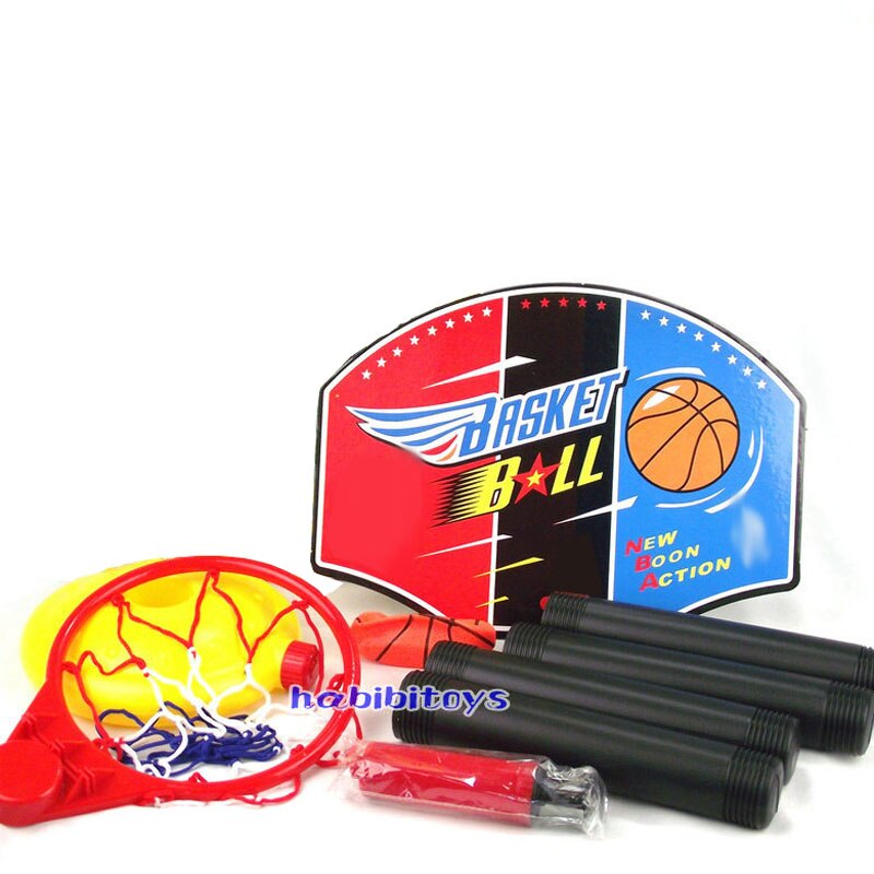 Indoor Outdoor Adjustable Portable Basketball Toy Set with Stand Ball Baby Sports Toy Balls Set For Children Games Kids