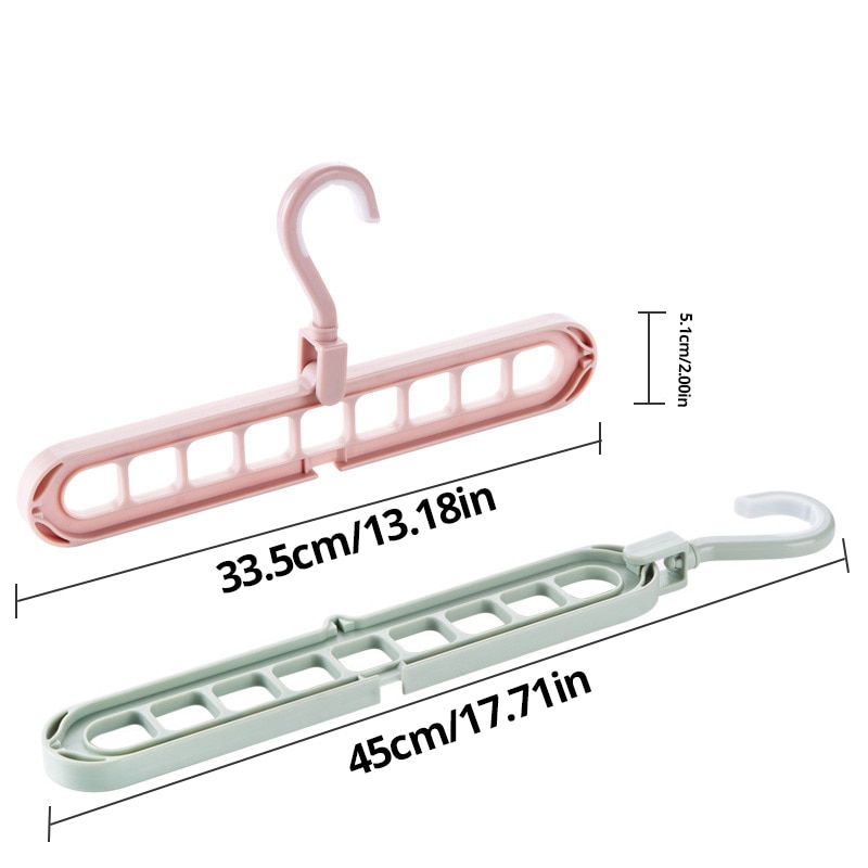 Cintres magiques multi-ports pour le séchage des vêtements, 1 pièce, support en plastique multifonction T1