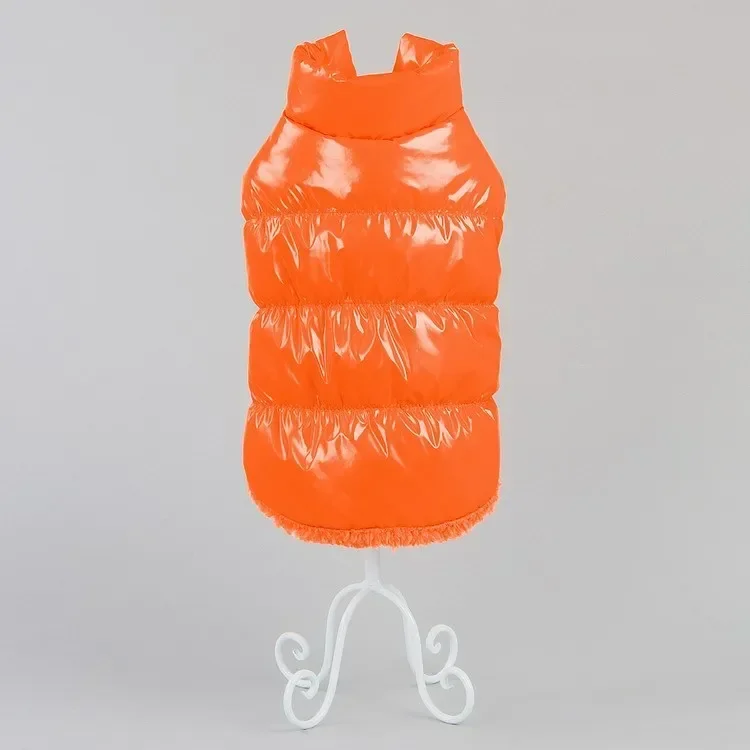 Kurtka Dla Psa – manteau pour chien, vêtement d'hiver pour chiot, tenue pour animaux de compagnie, petit et moyen gabarit: XL / ORANGE