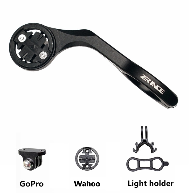 Zrace Mtb Fiets Gps Stand Racefiets Computer Camera Houder Aluminium Mount Fietsen Voor Garmin Igpsport Bryton Wahoo Gopro: Paars