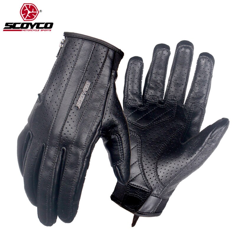 SCOYCO MC50 Motorcycle Gloves Motocross Riding Locomotive Retro Summer Breathable Touchscreen Motorbike Gloves Luvas Moto: XXL