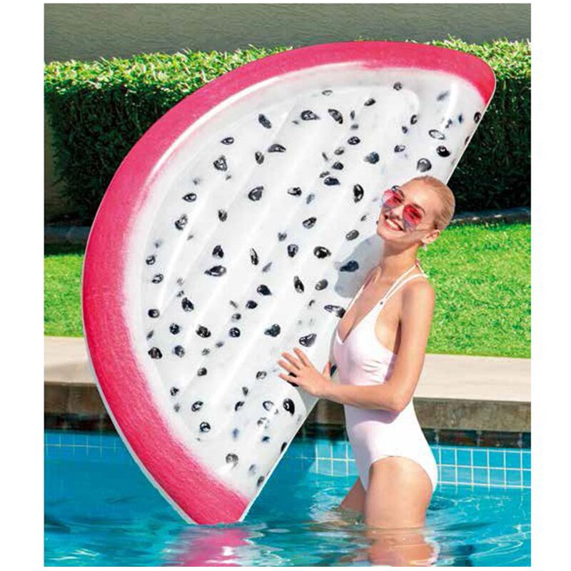 Frutta acqua Materasso Gonfiabile Piscina per Adulti Del Partito di Piscina di Palline Giocattolo di proprietà Letto Ad Acqua Banana Limone Fragola Arancione Colchonetas Piscina: dragon frutta