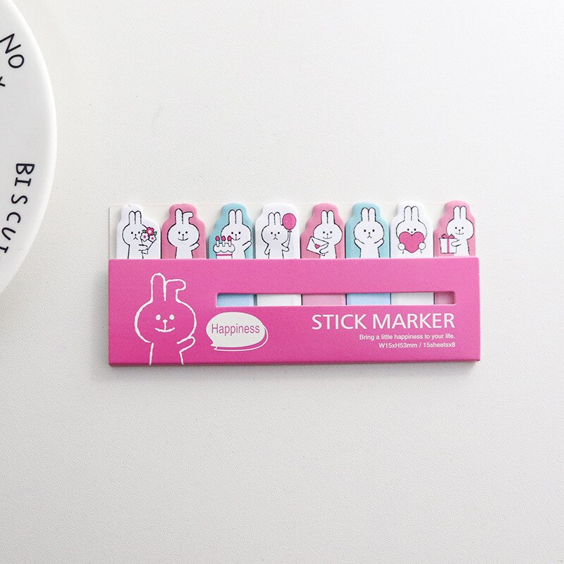 Koreaanse Briefpapier Memo Mini Dier Kawaii Planner Stickers Vaste Bericht Papier School Kantoorbenodigdheden Leuke Memo Pads: B