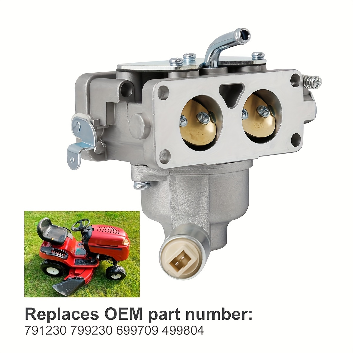 Remplacement de carburateur pour Briggs and Stratton, 791230, 791230, 799230, 699709, 20Hp, 21Hp, 22Hp, 23Hp, 24Hp, 25Hp, 499804 Carb, 407777
