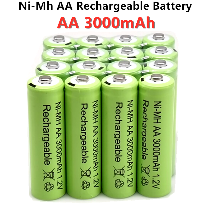 Pile rechargeable AA 1.5V 3000mWh lithium Li-ion 2 – Grandado