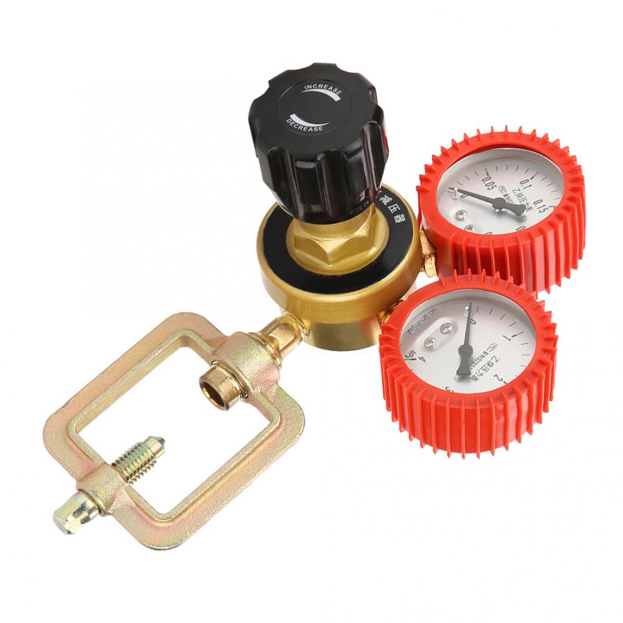 0,01-0.15MPa reductor de presión de Gas de acetileno regulador de flujo de aire medidor de medición de presión de Gas