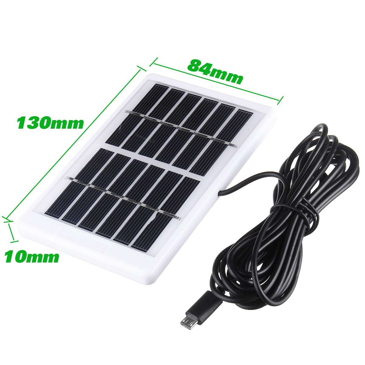 6V Solar Panel Mini Solar System DIY for Battery Cell Phone Charger Portable Solar Cell for Multifunction Household Camping 1.2W