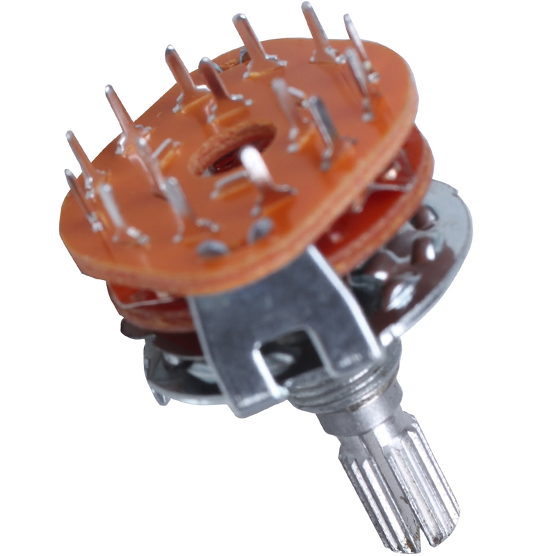 2x Electronic Machine 3P4T 3Pole 4 Position/4P3T 4Pole 3 Position 2 Deck 15 Pin/16 Pin Rotary Switch