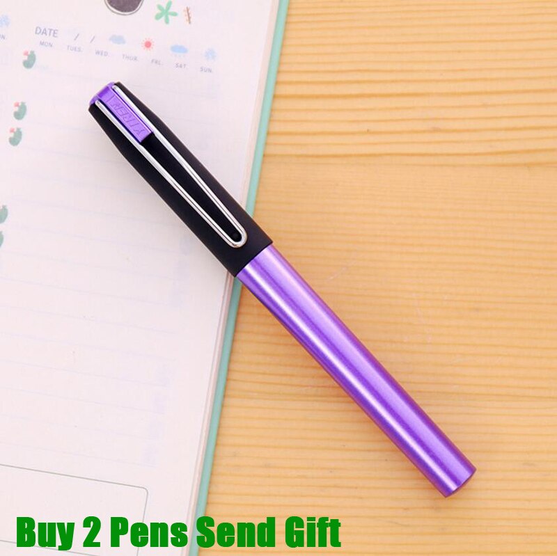 Brand Yiren Ink Fountain Pen Office Men Writing Signature Pen Buy 2 Pens Send: Purple Pen
