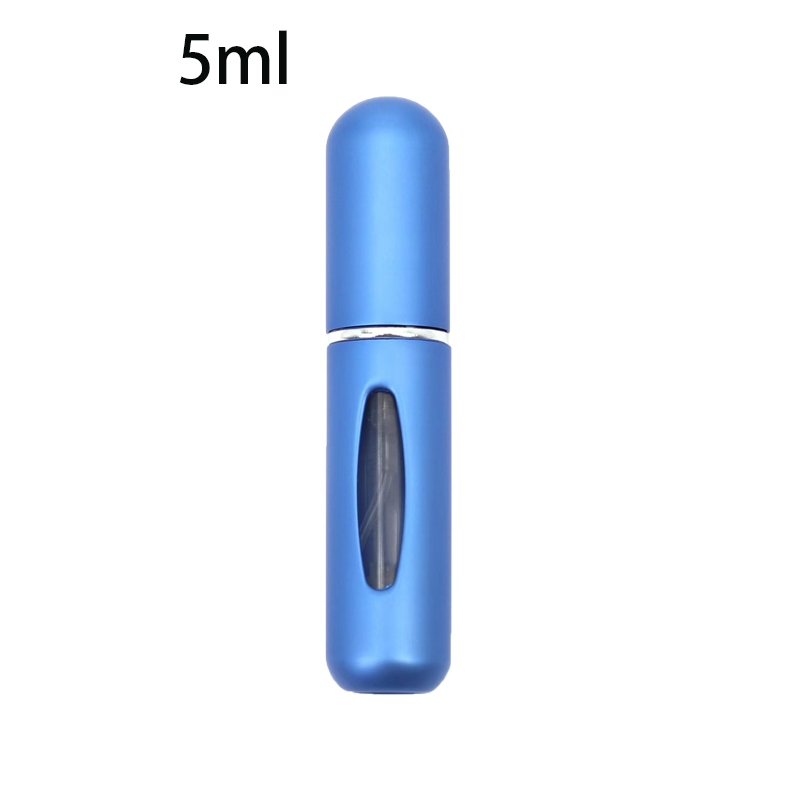 Återfyllningsbar mini parfymflaska bärbar kosmetikflaska sprayflaska förångare spraybehållare reseåterfyllningsflaskor 8ml /5ml: Ljusgul